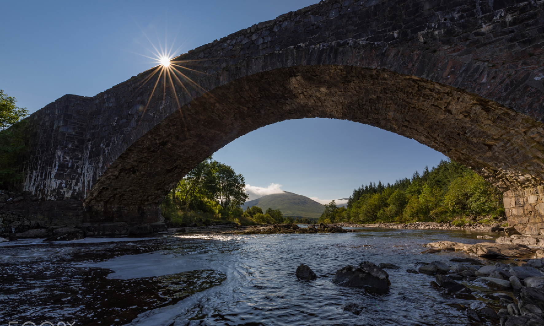 The Bridge of Orchy from Below